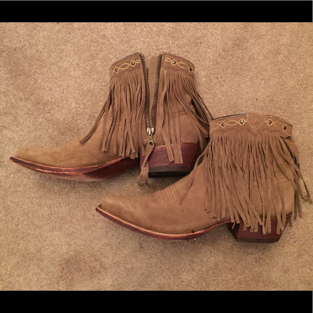 J.B.Dillon fringe cowboy boots